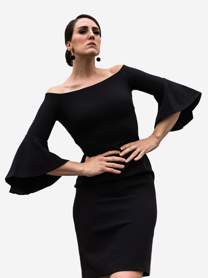 Robe courte noire