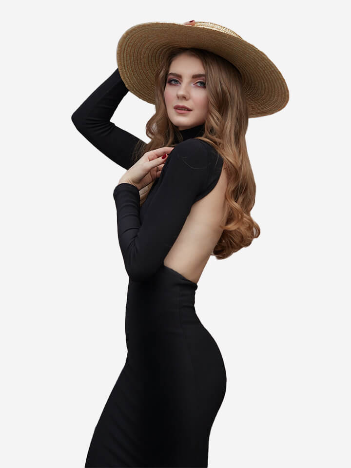 Longue robe noire